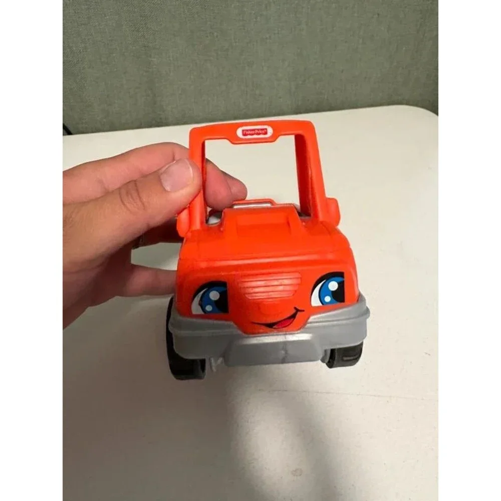 Little people orange truck